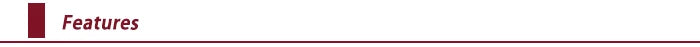 Features section header