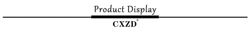 Product display banner with CXZD logo text