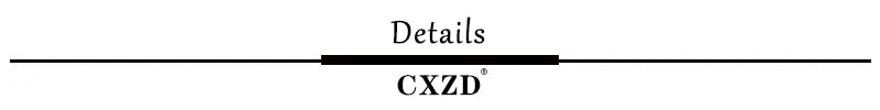 Details banner with CXZD logo text