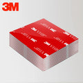 3M VHB square double-sided tape pads stack, red foam adhesive