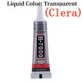B7000 adhesive tube, transparent, 15 mL, with precision nozzle cap.
