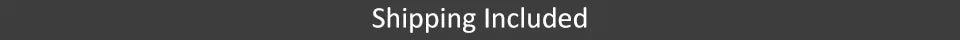 Shipping Included text header on product page