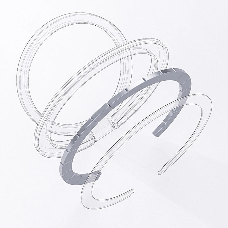 Silver magnetic phone ring holder with adjustable finger grip and hinge