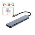 7-in-1 USB-C hub with HDMI, USB 3.0, USB 2.0, SD, and TF ports