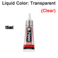Transparent clear phone screen repair adhesive, 15ml squeeze tube