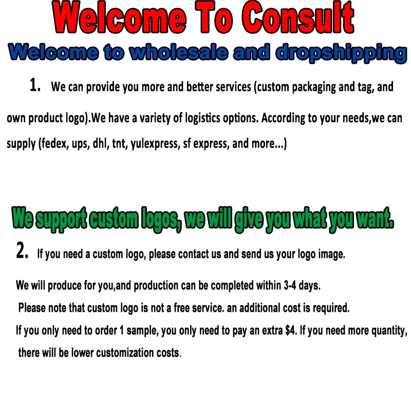 Promotional poster with large red and green text on white background