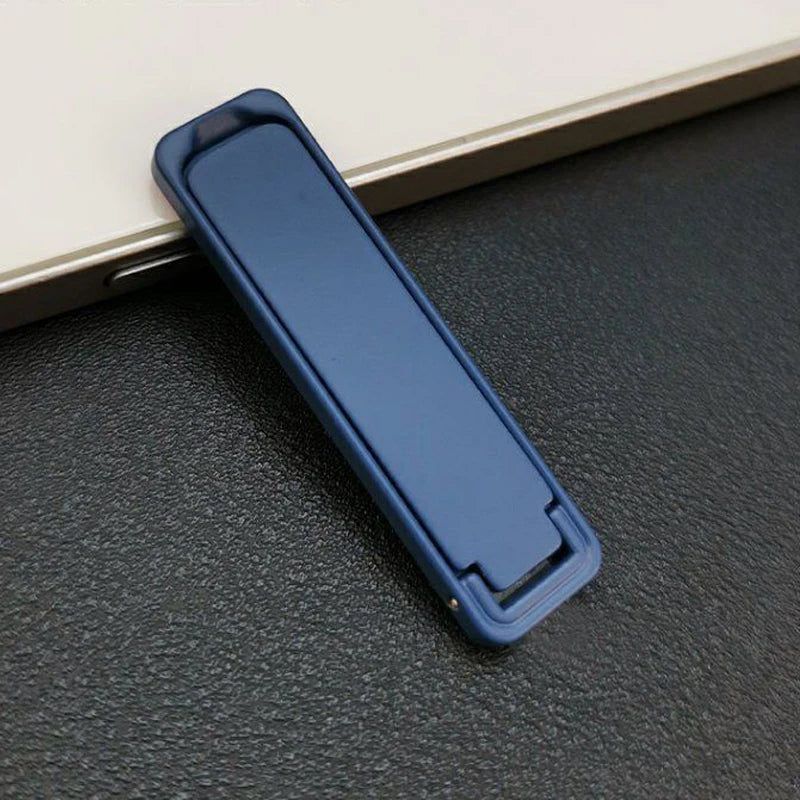 White metal folding phone back sticker stand
