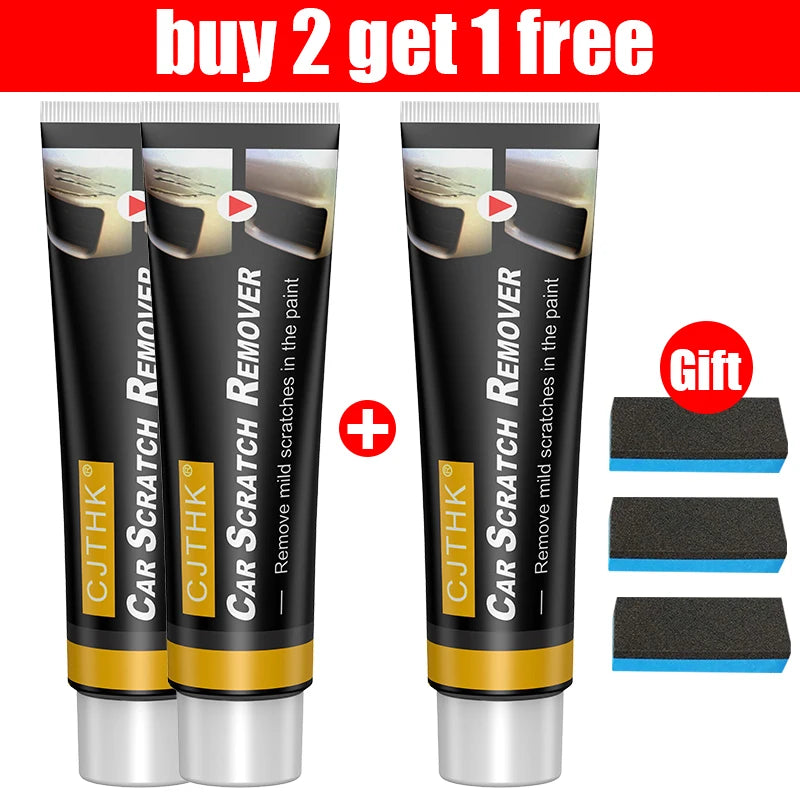 Car scratch remover tubes bundle with free gift sponge blocks