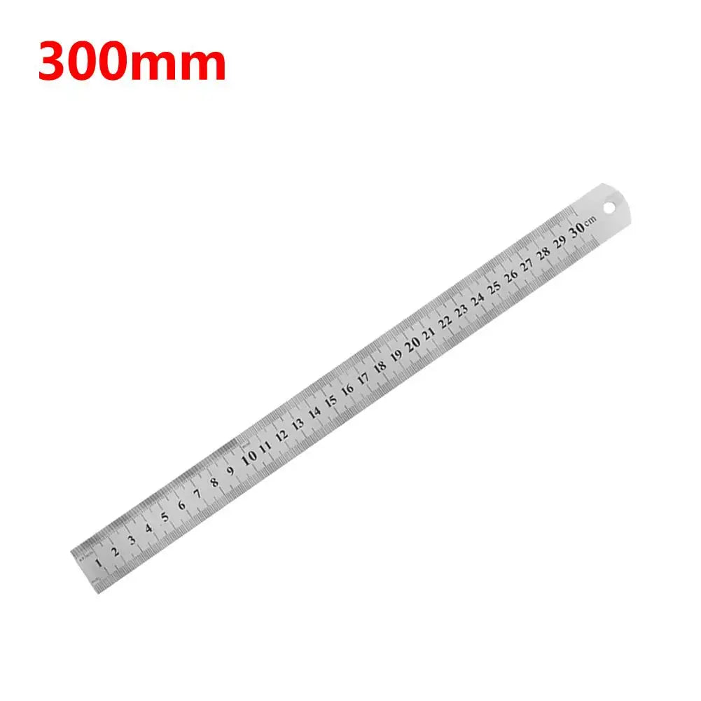 300mm stainless steel straight ruler with centimeter measurement scale