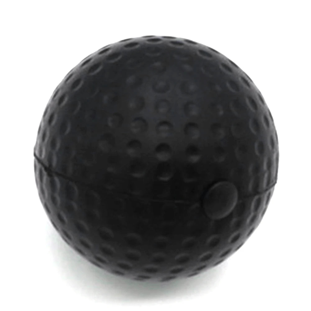 Black textured reflex punch ball with small round sensor