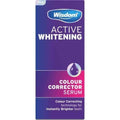 Wisdom Active Whitening colour corrector serum, 30 ml bottle in purple box